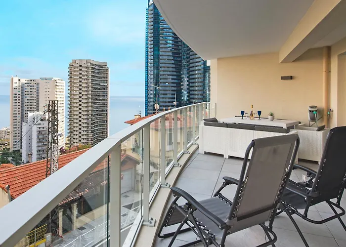 Grande Terrasse - Vue - Parking - Bk Beausoleil